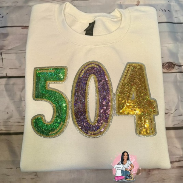504 sequin sweatshirt