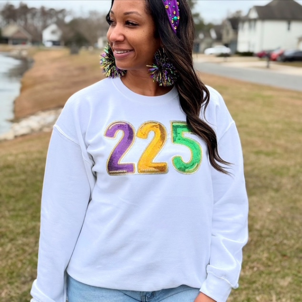 225 sequin sweatshirt