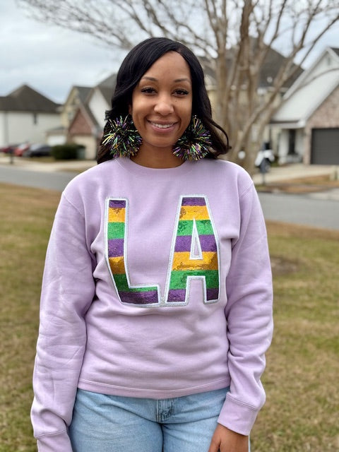 LA sequin sweatshirt