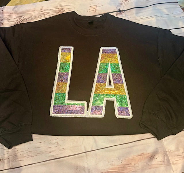 LA sequin sweatshirt