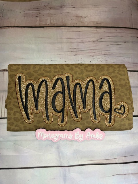 Mama leopard shirt