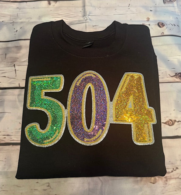 504 sequin sweatshirt